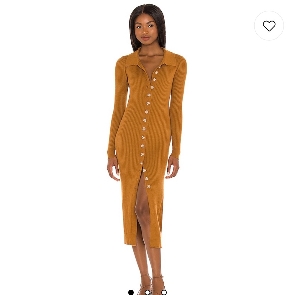 HEARTLOOM Dahlia Dress in Rust